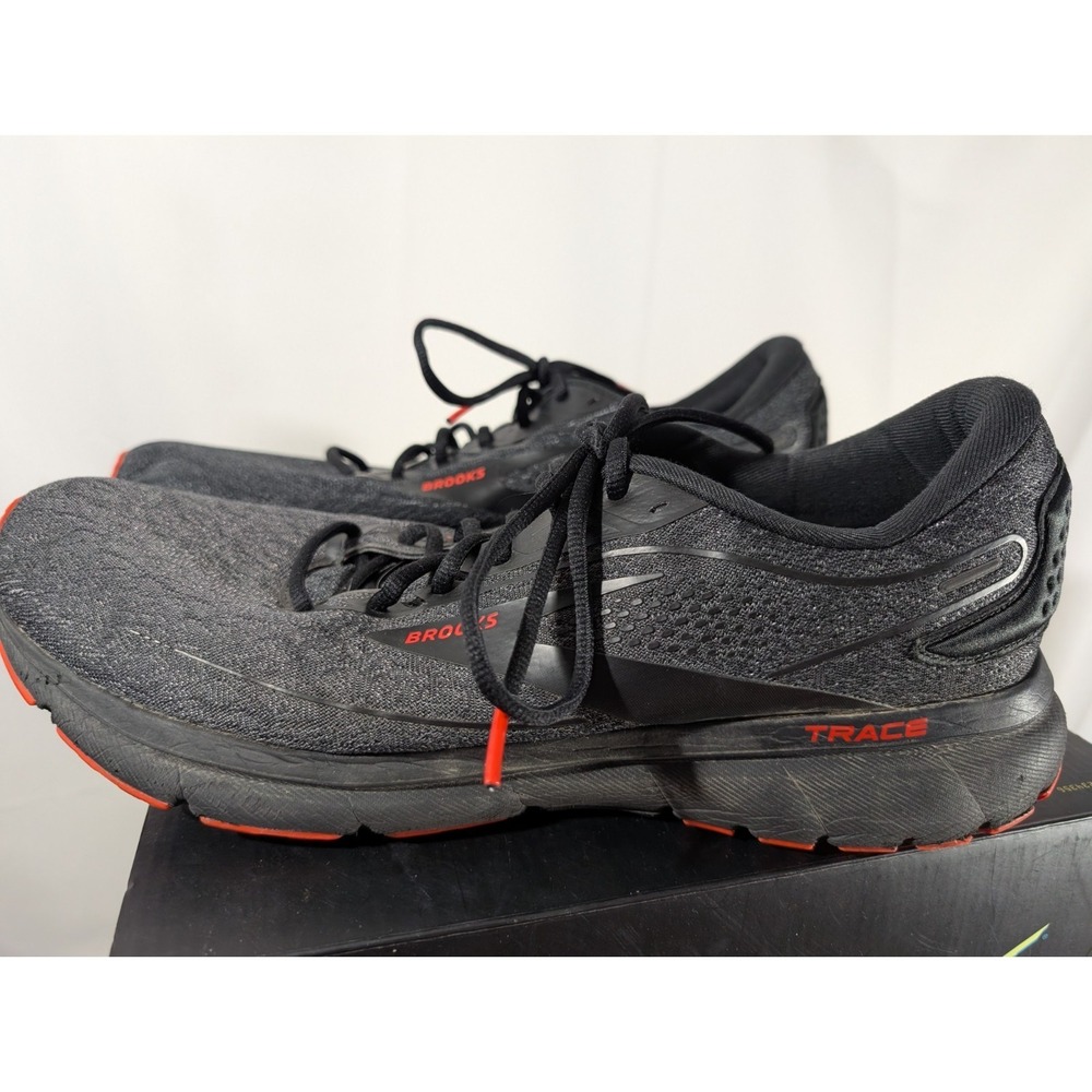 Brooks Trace 2 Shoes Mens Size 15 Gray Sneakers Running Athletic Jogging Black
